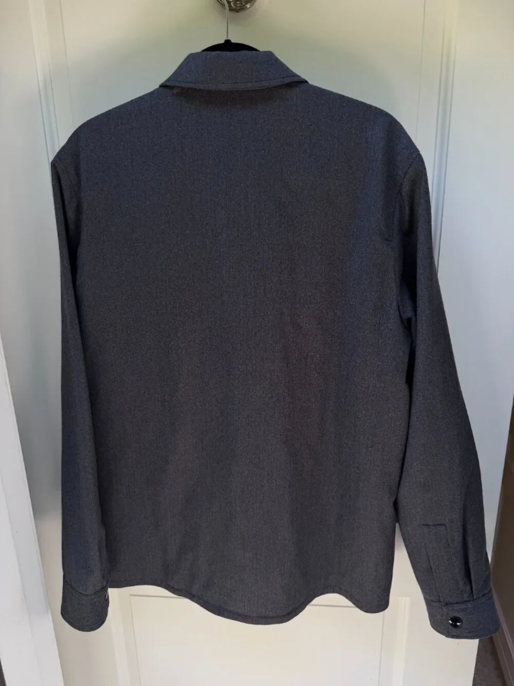 A.P.C. Grey Wool Overshirt Shirt Jacket CPO Coat